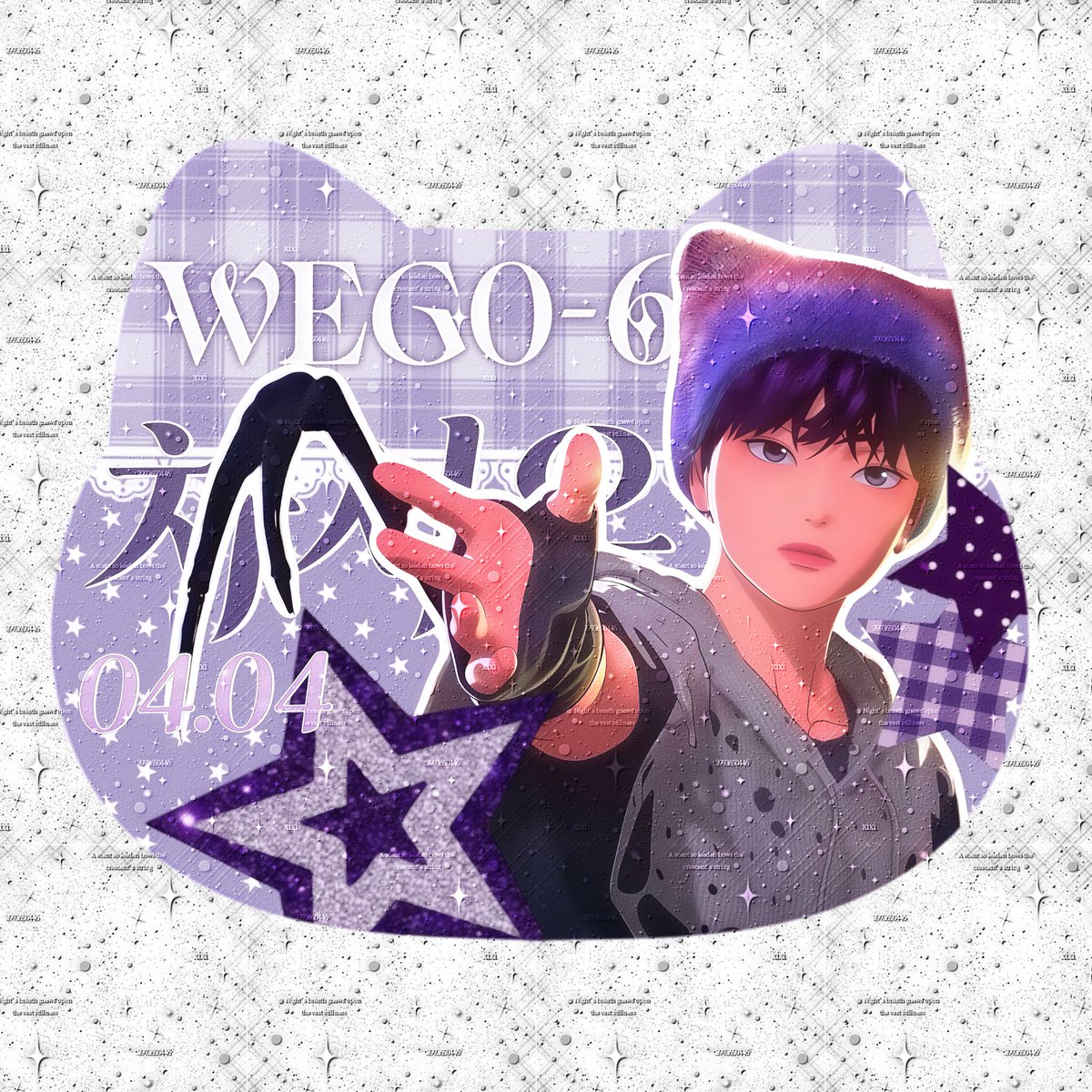 xixi8266's tweet photo. 💜🩵😈🪽#wego6 #wegosix https://t.co/FRabltT7Hc