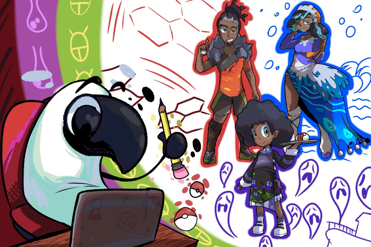 GabrielLim56726's tweet photo. Vídeo que fiz refazendo o visual dos meus líderes de ginásio na região brasileira,
Demorei mais terminei 😩.
Link 🔗
https://t.co/fA3VUGKlkY
#OC #pokemonart #Pokémon #Brasil #fekemon #pokemon_chave_fechadura https://t.co/U7wwOS3uqf