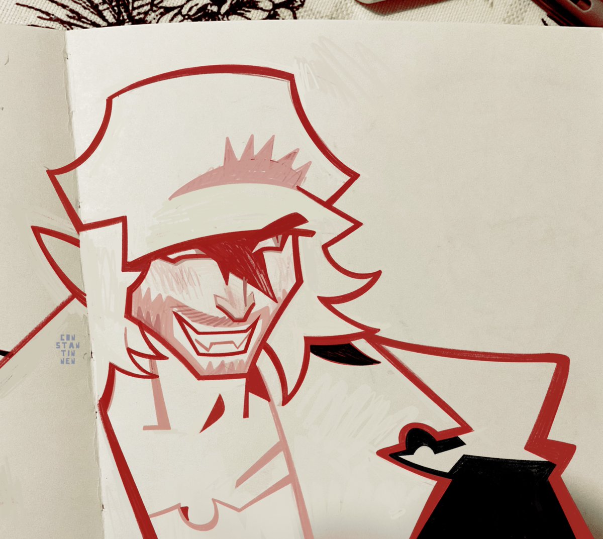 constantinnenn's tweet photo. sketchbook 

#deadlock https://t.co/4c4tOsTkGt