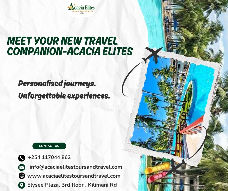 AcaciaElites's tweet photo. Follow us this week as we show you what we do and where we can take you. Your next great trip starts here.

📞 +254 117 044 862
📩 info@acaciaelitestoursandtravel.com
🌐 https://t.co/28CnJWwDiK

#AcaciaElites #KaribuKenya #VisitKenya #TembeaKenya #TravelKenya #KenyaSafari https://t.co/0eoNS73JD9