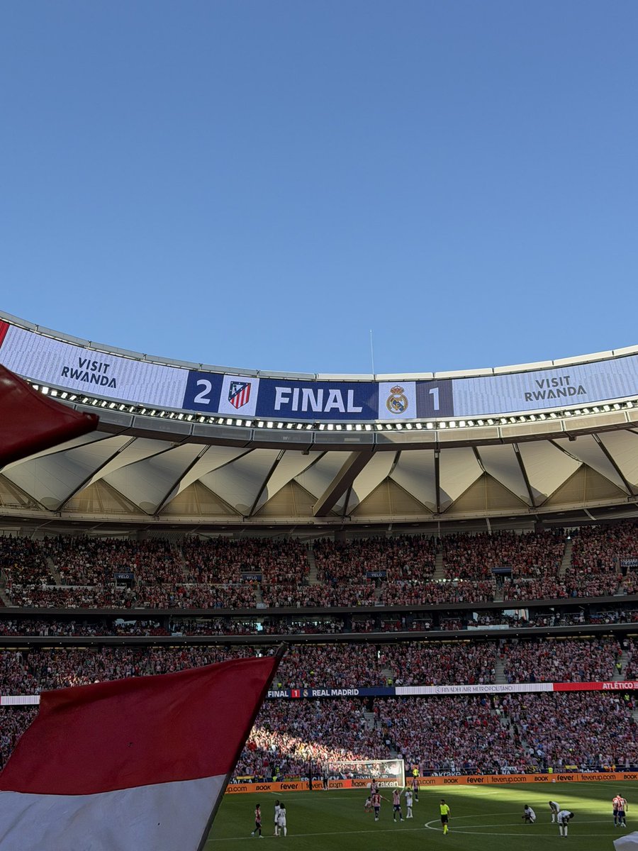 atletiuniverse's tweet photo. FT: ATLETICO MADRID 2-1 REAL MADRID

WHAT A PERFORMANCE.

WHAT SEEMED LIKE A TERRIBLE START TO THE SEASON IS NOW TURNING INTO ONE OF ATLETI'S BEST STARTS!

VAAAAAAAMMMMMMMMMOOOOOOOOOSSSSSSSSSSSSSSSSSSS!!!!!

❤️🤍❤️🤍❤️🤍❤️🤍 https://t.co/HL2OzWFOOP