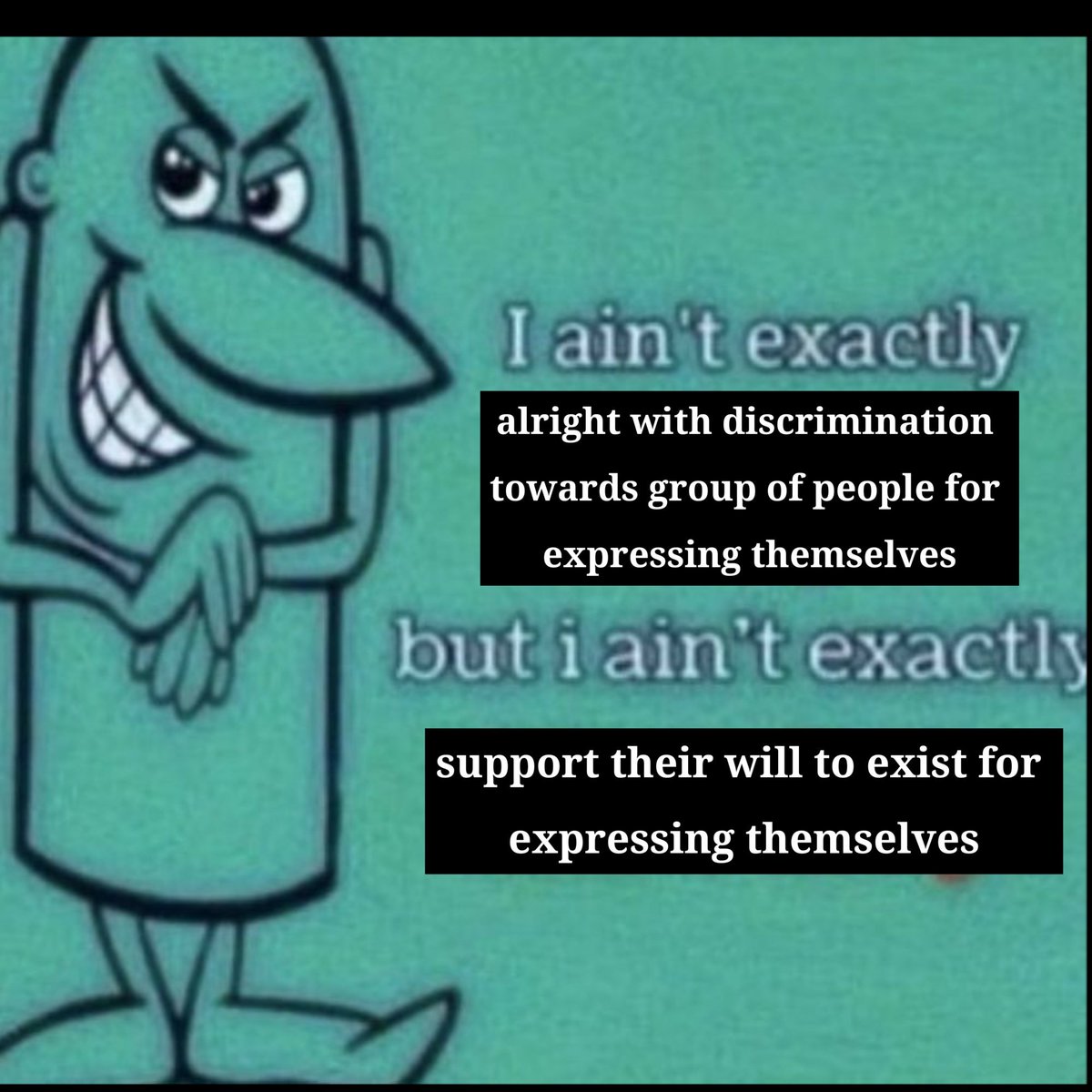taurussunarya's tweet photo. @yuribiryani "non homophobic" religious people saying "acting on homosexuality is a sin" is basically this image https://t.co/NEM9vVFYMJ