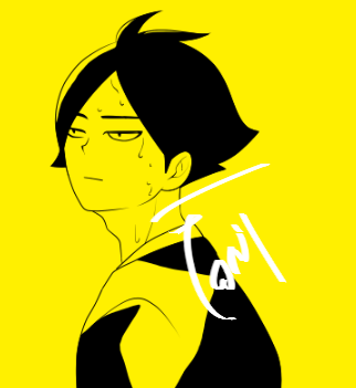 toriInote's tweet photo. 一日一模写中にレイヤー間違えて目に攻撃的な角名くん生まれた。 https://t.co/AuNOLxp1jO