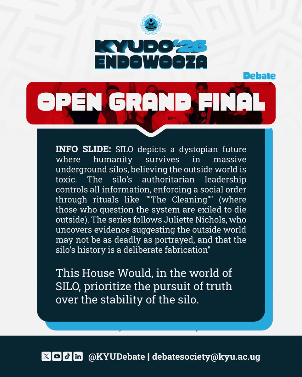 KYUDebate's tweet photo. Open Grand Final Motion🔥 https://t.co/WrOOki31hs