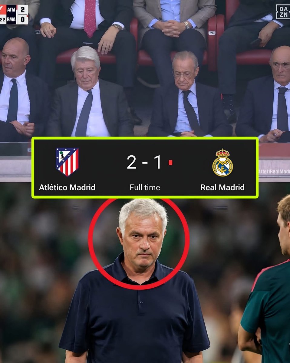 ariyan_albe's tweet photo. 𝐀𝐓𝐋𝐄́𝐓𝐈𝐂𝐎 𝐖𝐈𝐍. 𝐑𝐄𝐀𝐋 𝐌𝐀𝐃𝐑𝐈𝐃 𝐃𝐄𝐅𝐄𝐀𝐓.

How do you think 𝐌𝐎𝐔𝐑𝐈𝐍𝐇𝐎 should respond from here? 👀

#RealMadrid #AtleticoMadrid #MadridDerby #JoseMourinho #FlorentinoPerez #LaLiga #Football https://t.co/uASuPDci91