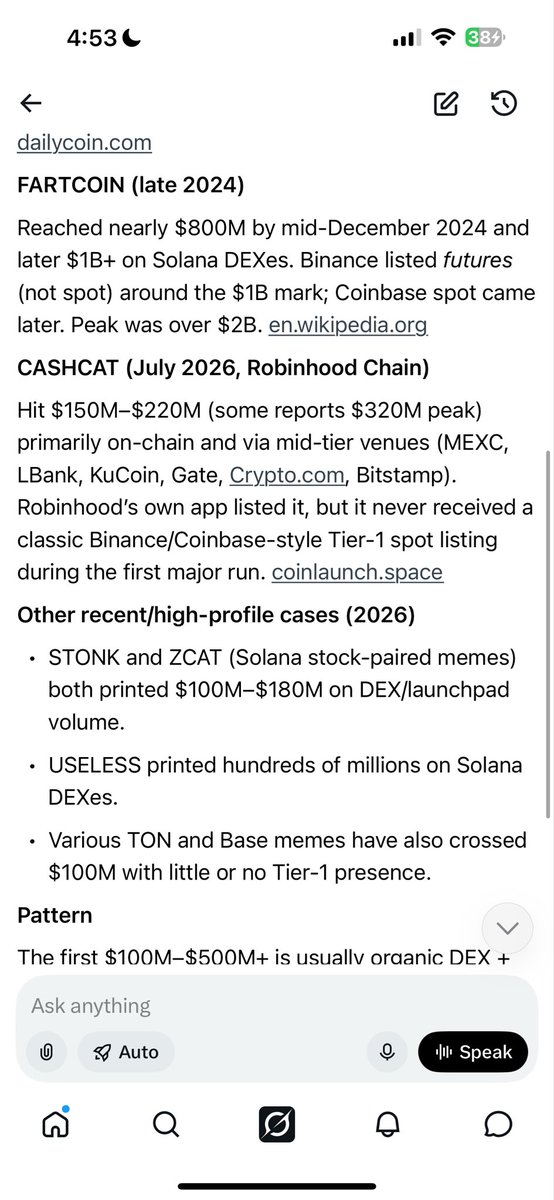 ThreeMuchIF120k's tweet photo. Again, what what-if-3:native you didn’t need tier 1 exchanges? https://t.co/OPKAp8BfCq