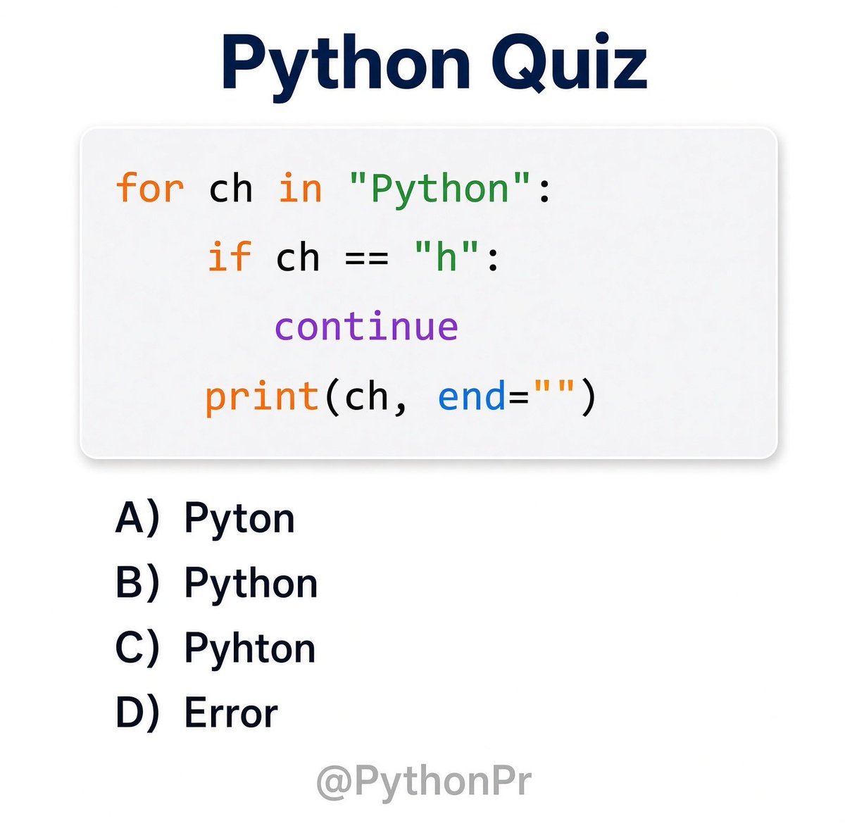 PythonPr tweet picture