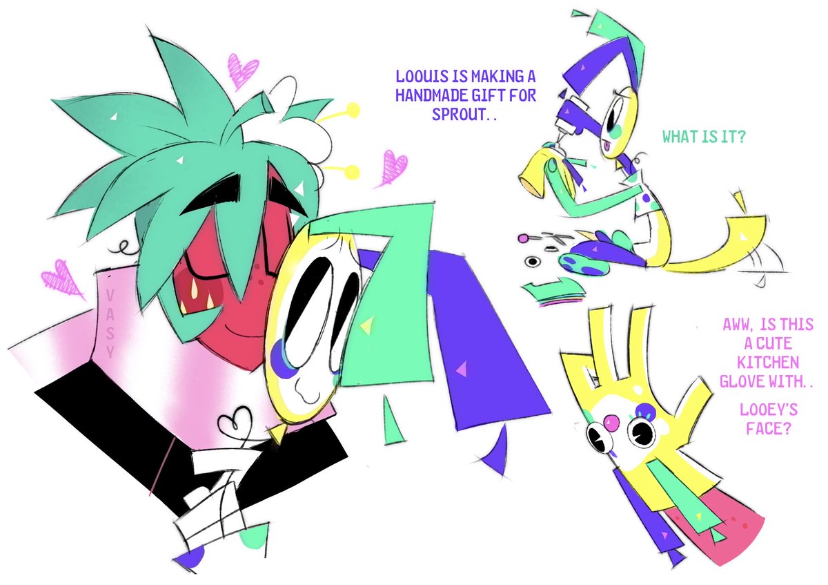 V4SYUTAS's tweet photo. another looey and sprout doodles <3
#dandysworld #berryfunny #looey #sprout https://t.co/cIQ6CtfWL6
