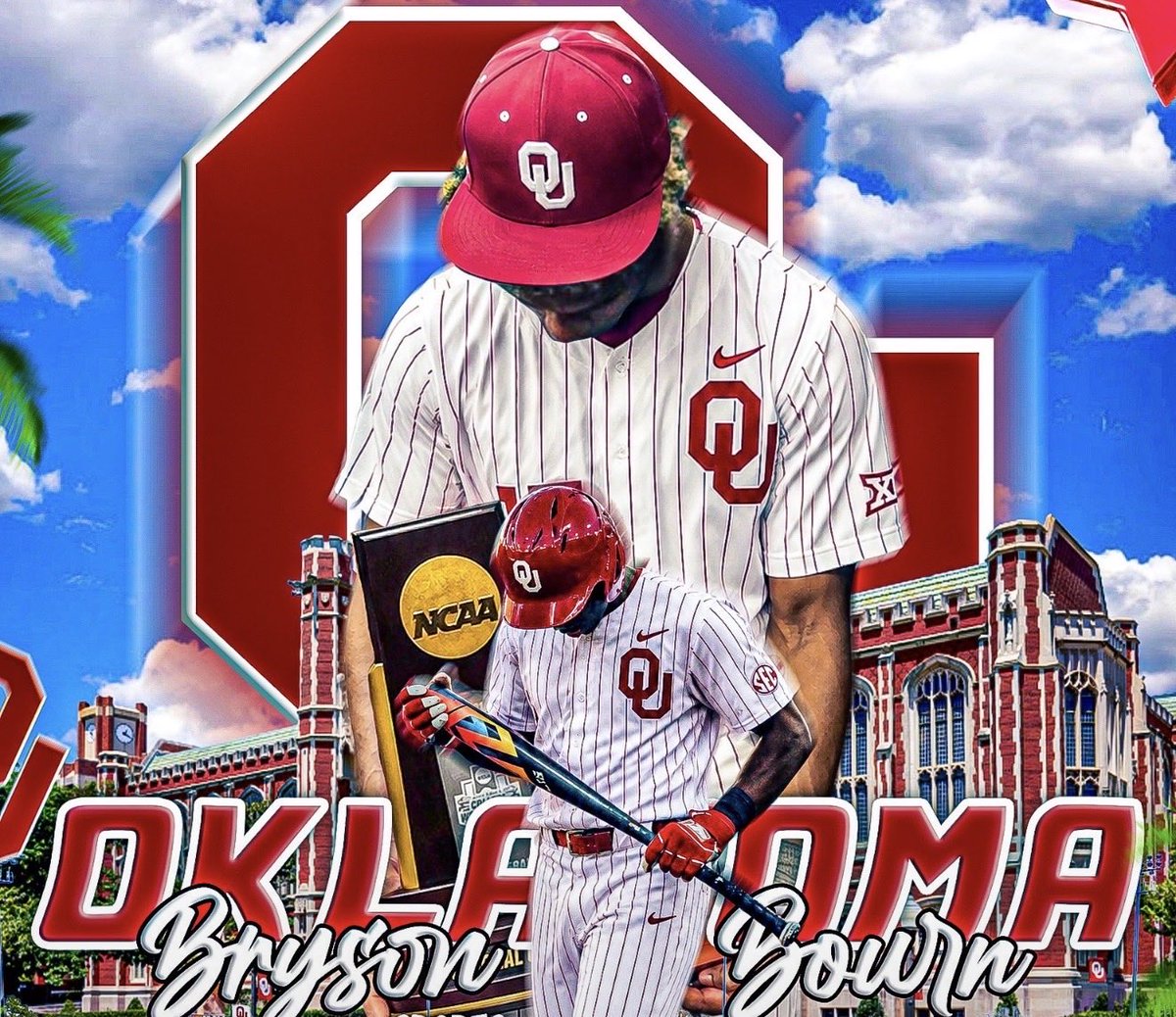 OverSlot_'s tweet photo. COMMIT: Oklahoma has landed the fastest player in the country. The Woodlands CF Bryson Bourn (Michaelβs kid) is a Sooner. 80-grade runner with room to spare. Good bat-to-ball skills, rangy in the field. Top-100 pick upside.
No. 75 ranked prep in country.
πPROFILEπ https://t.co/aDv1rw53Eb