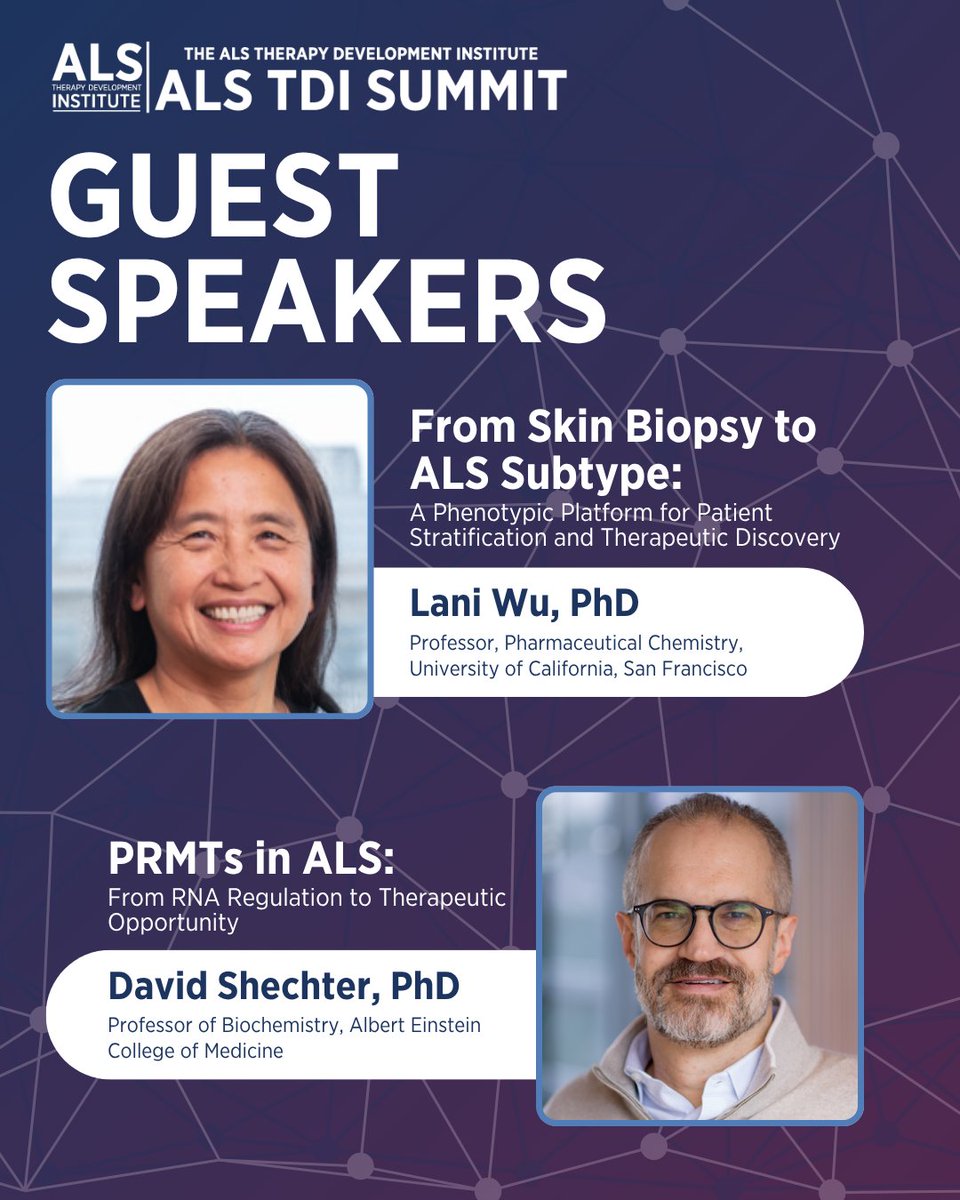 ALSTDI's tweet photo. At the ALS TDI Summit, hear from ALS TDI scientists and guest experts about promising new approaches across the field—and learn how ALS TDI's expansion will increase our capacity to pursue more of these opportunities.

Read our blog to learn more: https://t.co/MutFgIp3HF https://t.co/iXDexZajq9