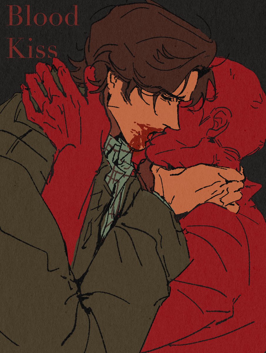 MUBAILANG's tweet photo. Blood Kiss https://t.co/3ZwDoBkwAl