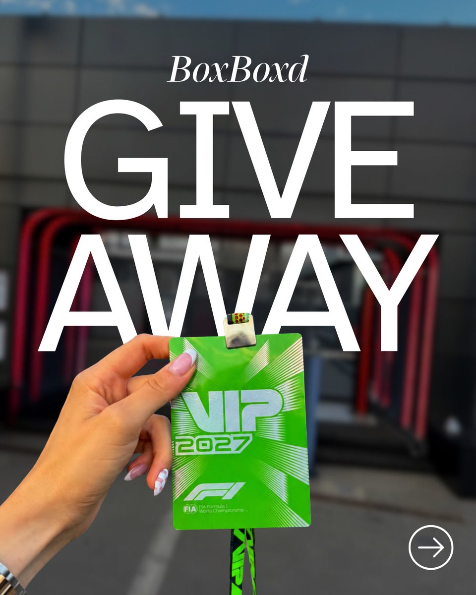 Box_Boxd's tweet photo. We're giving away 2 VIP Formula 1 Paddock Club™️ passes for a 2027 Grand Prix of your choice 🏁

to enter:
→ follow @Box_Boxd
→ reply tagging a friend + tag the 2027 GP you pick
→ download the BoxBoxd app on App Store/Play Store and create an account

giveaway closes 30 nov, 23:59 CET 🧵