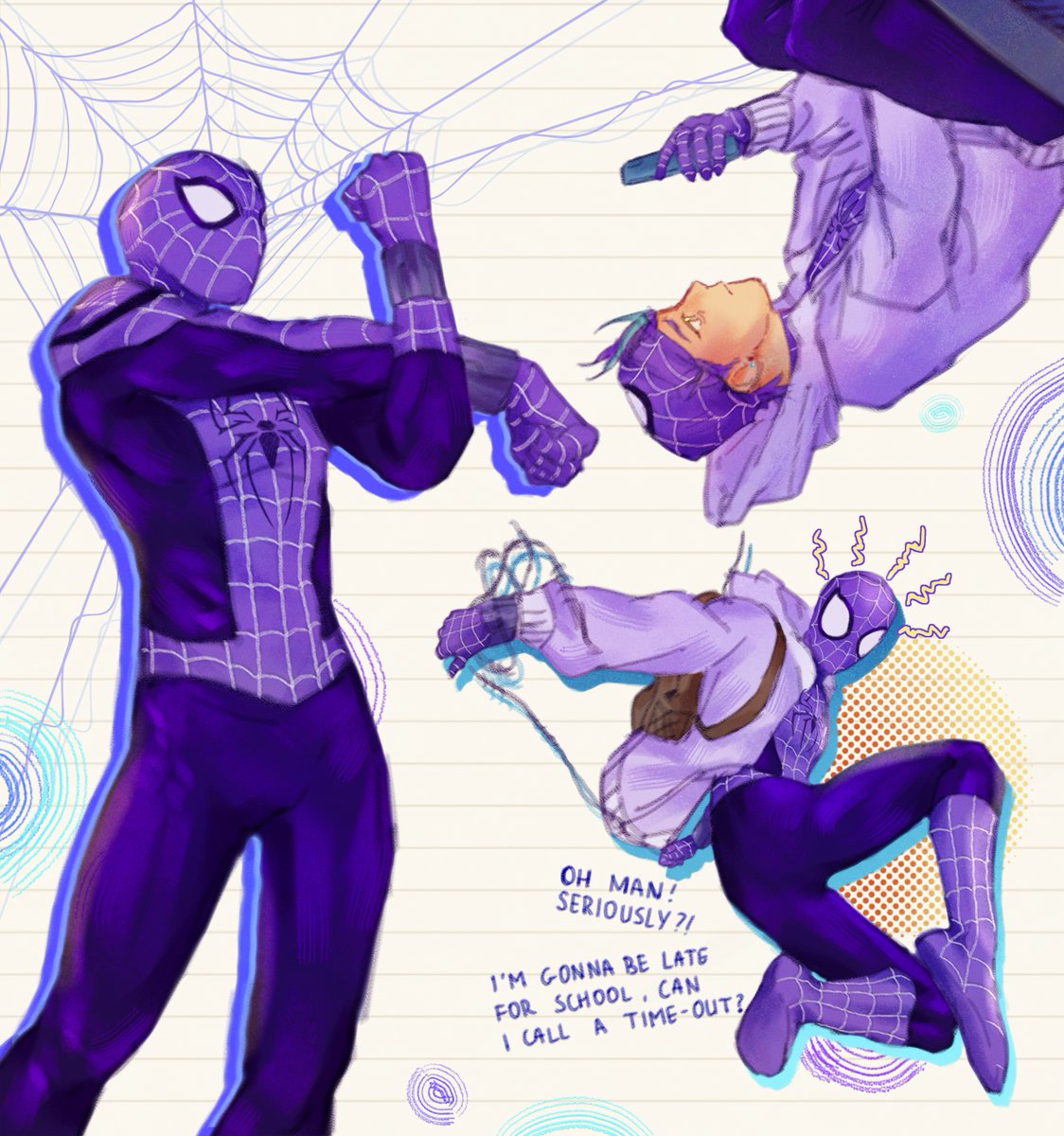 KISEKIVU's tweet photo. Spider-man ruikasa au pt.5 🎉 #類司 #prsk_FA https://t.co/Uu5wwYI5ps