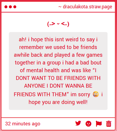 slingmysword's tweet photo. haiii!!! if this is who i think it is i hope youre doing wel too!! if you ever wanna chat again i have a priv (@bootyfingering) that im more active on, if you ever wanna chat again on there!! https://t.co/Kkt5TXScWd