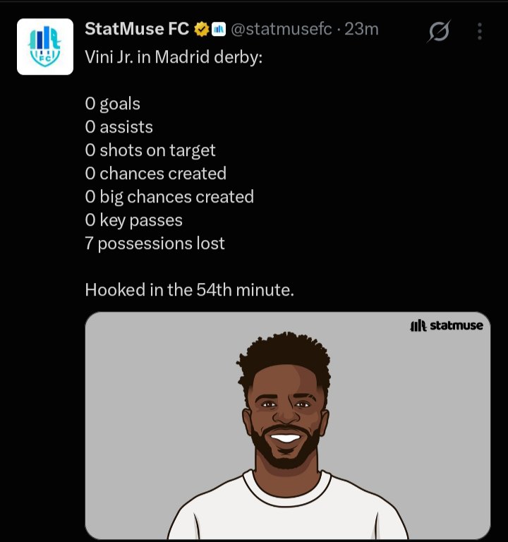 mikedgodd's tweet photo. @S_Spizy Disgusting, people like you are the problem. Vini is washed, accept it and move on, the fact he got a new contract is baffling. https://t.co/qkdJZeNlpS