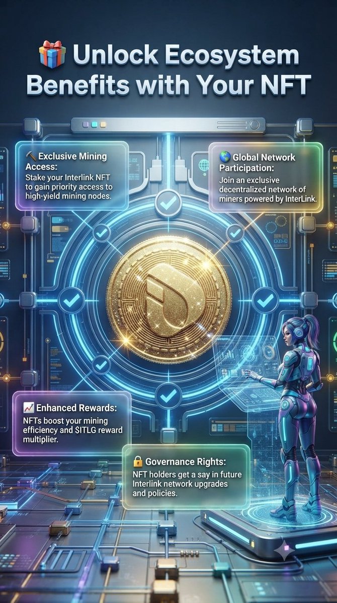 SagarArjun45455's tweet photo. 🎁 Unlock Ecosystem Benefits with Your NFT
The 10M Linkers NFT represents a potential gateway to selected benefits across the InterLink ecosystem. Depending on official programs, eligible holders may gain access to campaigns.
#InterLink #ITL #NFT #10MLinkers #ITLG https://t.co/75UNeP9R5R