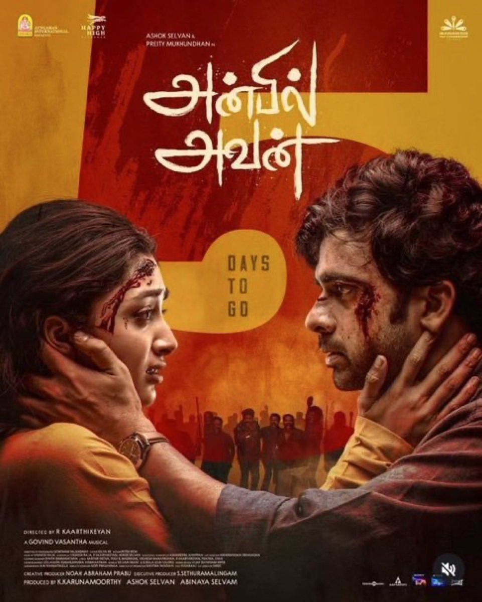 chefbalaa's tweet photo. #Anbilavan - 5 days to go! 🎬 https://t.co/U5fo9VHrF5