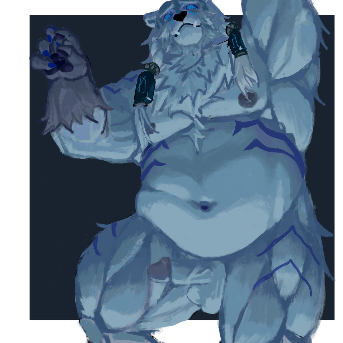 na_fur_art's tweet photo. 這種小熊生下來就是要被媽媽（爸爸）吃掉噠😋😋
#furryartㅤㅤㅤ #volibear #lol https://t.co/lmhmK4jtdq