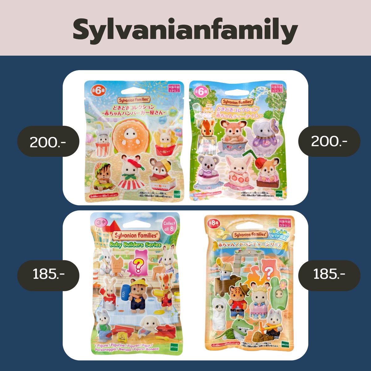 lulumipre's tweet photo. รับหิ้ว sylvanianfamily จากญี่ปุ่น🇯🇵✨
ถูกกว่าไทยมาก บางคอลไม่มีในไทยน้า🥹❤️

สอบถาม/ฝากหิ้วที่ไม่มีในรูปได้ค่ะ⭐️
https://t.co/amv5wlUOjB

รับแค่ 10 ชิ้น ค่าส่ง 40 🧤

#sylvanianfamilies #ตลาดนัดsylvanianfamilies #ตลาดนัดซิลวาเนียน  #ตลาดนัดsylvanian https://t.co/6q5xEuDiBL