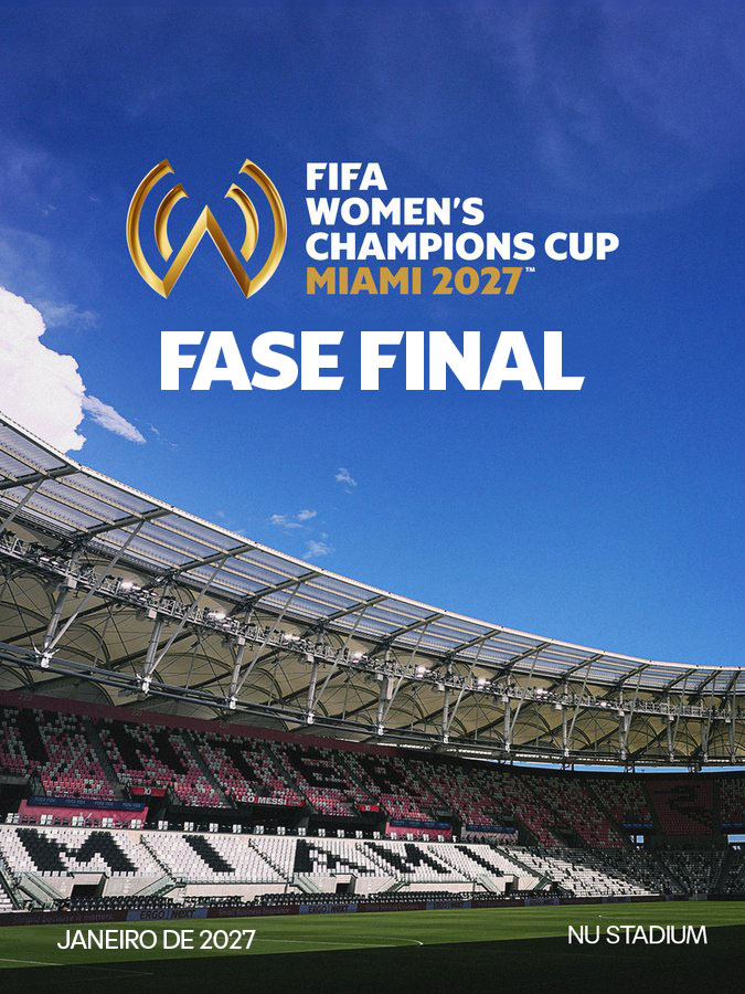 fifaworldcup_pt's tweet photo. 🏟️ O local da fase final da #FIFAWCC está definido!
As quatro partidas finais da Copa dos Campeões Feminina da FIFA 2027 serão realizadas na nova casa do Inter Miami CF. https://t.co/Ije0u1OWdb