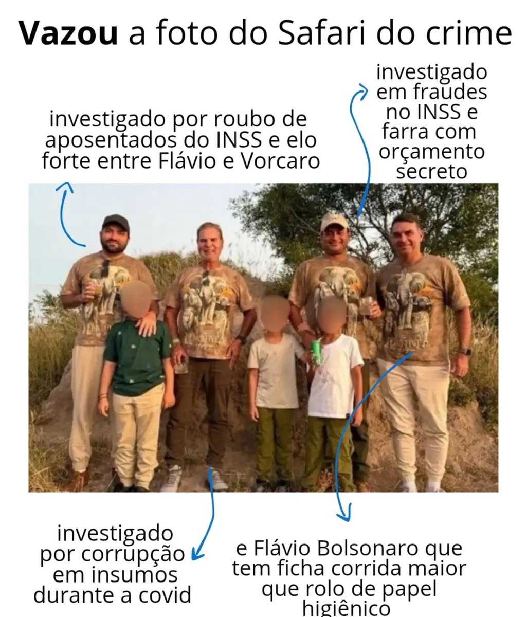 JaniValverde13's tweet photo. 🚨SAFARI DO CRIME 🚨
 
P sentir prazer em matar um animal inocente, tem q ser muito sádico.

LULA PRESIDENTE  #lulatetra2026 
VAI SER NO PRIMEIRO TURNO MEU VOTO É LULA 
BRASIL PRECISA DO LULA
BORA LULA CONTRA AS BETS https://t.co/MVO3dAGmBN
