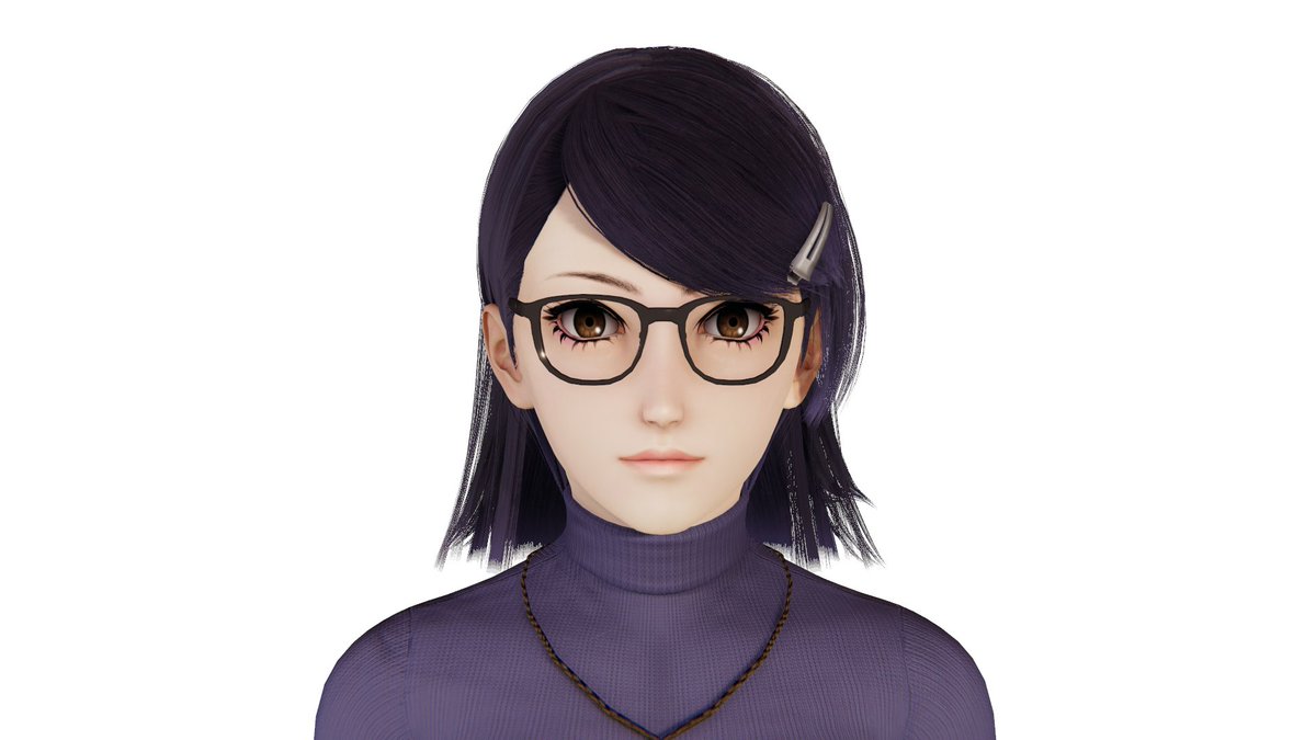 dmNINxOcQN24948's tweet photo. べっきぃ作って女教師熱が上がってきたので川上先生と違って教師としての倫理観を持つ片山先生を手直し（髪型と目の形、あとはヘアピンとハイネックを変更）
びふぉー→あふたー
#ハニーセレクト2 #Honeyselect2 https://t.co/CWU7y6F8tG