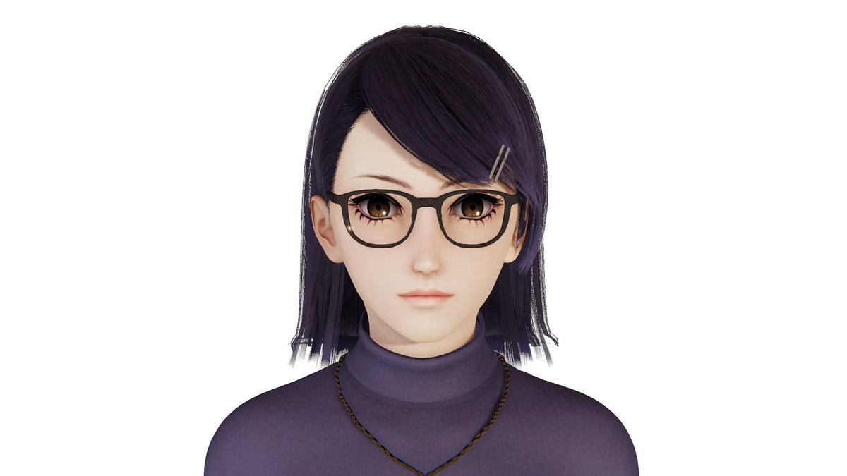 dmNINxOcQN24948's tweet photo. べっきぃ作って女教師熱が上がってきたので川上先生と違って教師としての倫理観を持つ片山先生を手直し（髪型と目の形、あとはヘアピンとハイネックを変更）
びふぉー→あふたー
#ハニーセレクト2 #Honeyselect2 https://t.co/CWU7y6F8tG