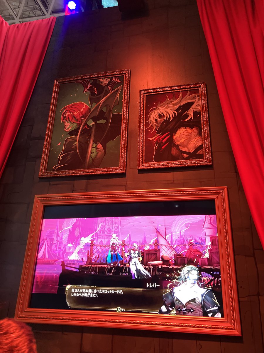 ezume_90's tweet photo. #CVBC_TGS
試遊やってきたけど操作感良くて楽しみだ〜
並んでる間に絵画も見られていいブースレイアウトでした https://t.co/gafTlAPCJ8