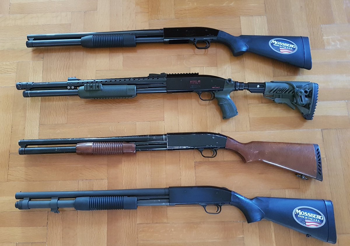 MossbergCorp's tweet photo. 1, 2, 3, or 4? Top to bottom. Let's hear it! https://t.co/yGc6t898lp