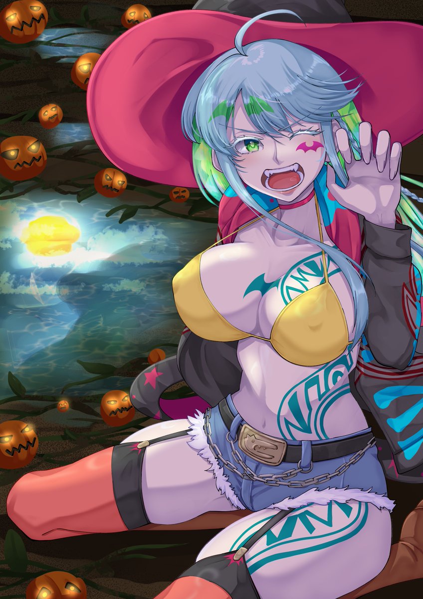 NeGrLv's tweet photo. ハロウィンククルカンが素敵すぎる～
あの行動を帰還後、よしよししてあげてほしい。
#FGO #ククルカン https://t.co/sKkwEAaArM