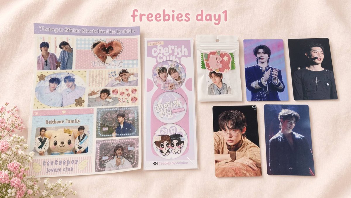 peachyzonee_'s tweet photo. Thank you @Morrowayy for making these 2 days so memorable! 🥹💗 makasih juga buat temen-temen yang udah kasih aku freebies selucu dan sebanyak ini, aku bener-bener seneng banget tiap dapet freebiesnya 😭🫶

kit dari @Morrowayy juga super duper gemes dan imut banget, literally semuanya lucu 😭💗 semoga ke depannya makin banyak event Teeteepor dan artis-artis lainnya, biar aku bisa ketemu banyak temen temen baru dan bikin lebih banyak memories bareng. see you on the next event! 🥹💗