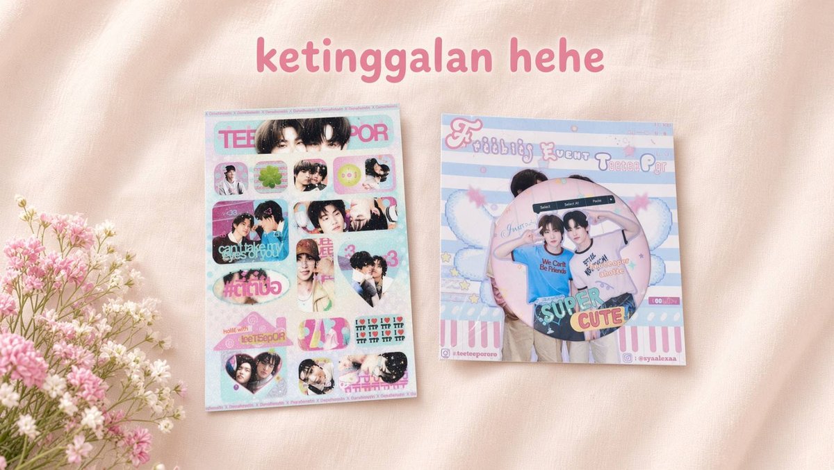 peachyzonee_'s tweet photo. Thank you @Morrowayy for making these 2 days so memorable! 🥹💗 makasih juga buat temen-temen yang udah kasih aku freebies selucu dan sebanyak ini, aku bener-bener seneng banget tiap dapet freebiesnya 😭🫶

kit dari @Morrowayy juga super duper gemes dan imut banget, literally semuanya lucu 😭💗 semoga ke depannya makin banyak event Teeteepor dan artis-artis lainnya, biar aku bisa ketemu banyak temen temen baru dan bikin lebih banyak memories bareng. see you on the next event! 🥹💗