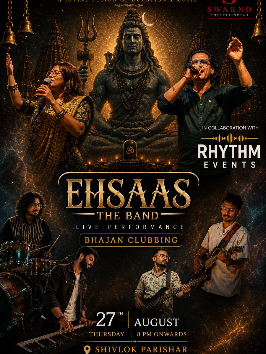 benjaminng8l74's tweet photo. 27th August. Let’s create the most divine evening. Deoghar Vashiyo Ehsaas will be waiting for you. https://t.co/e7O5sK5JNM