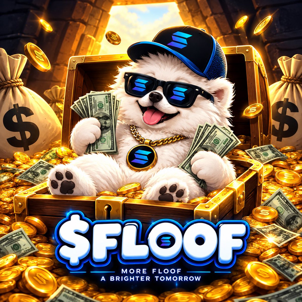Bitzygirl01's tweet photo. My meme entry for $FLOOF @OFFICIAL__FLOOF https://t.co/561vwIf6TG