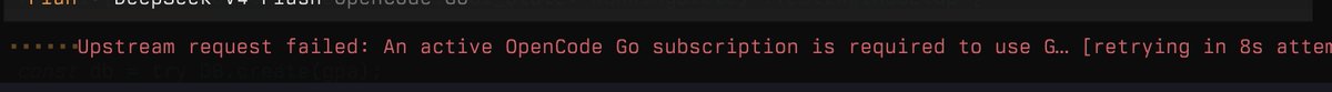 dizzzmas's tweet photo. @thdxr @GeoffreyHuntley hmm maybe that's why my Go sub disappeared suddenly

had to go and manually resubscribe on the website.

not sure if this was expected. today was also the scheduled billing day I believe, if it matters at all. https://t.co/E7fOxMJkS5