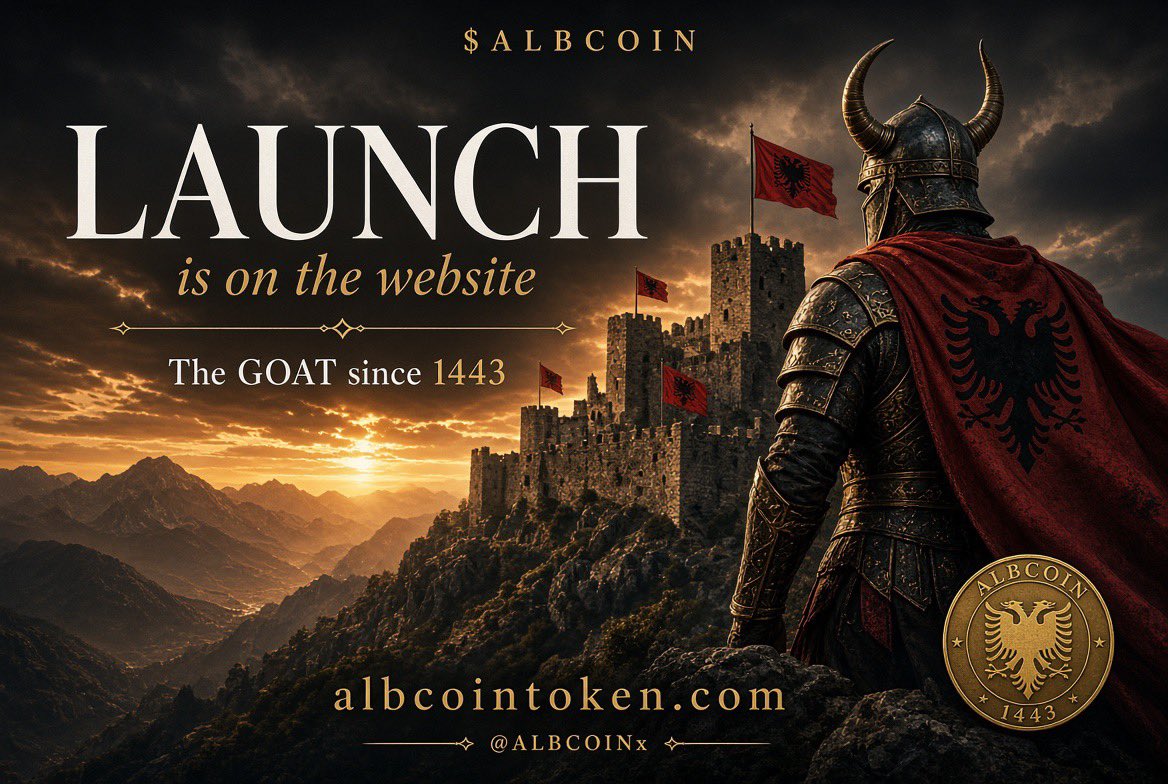 ALBCOINx's tweet photo. The launch is on the website.

Countdown is live.

Go check it out now.

https://t.co/mlmYuocOwm

$ALBCOIN https://t.co/oTzqha291L
