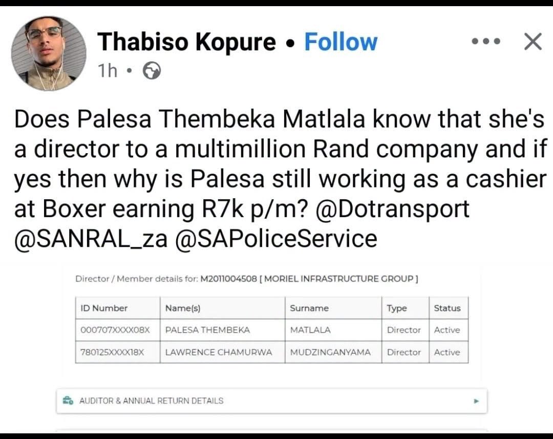 LeratoPillayZA's tweet photo. Moriel Infrastructure Group - it gets deeper 🧐 https://t.co/ksP8QhBMfK
