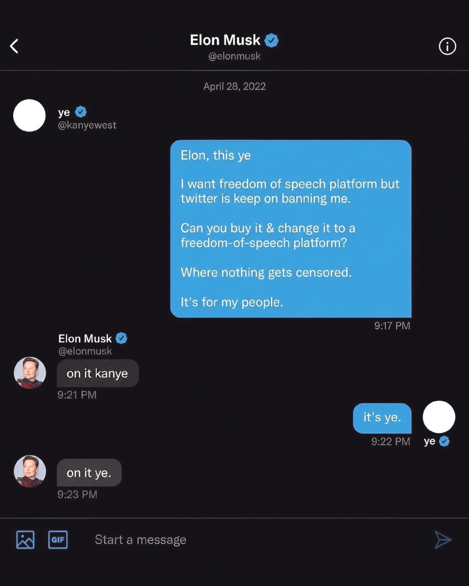 xharppp's tweet photo. Ye said "Twitter is keep on banning me" he wants freedom of speech on X fr!! 😂 https://t.co/oHOCV2Ftwc