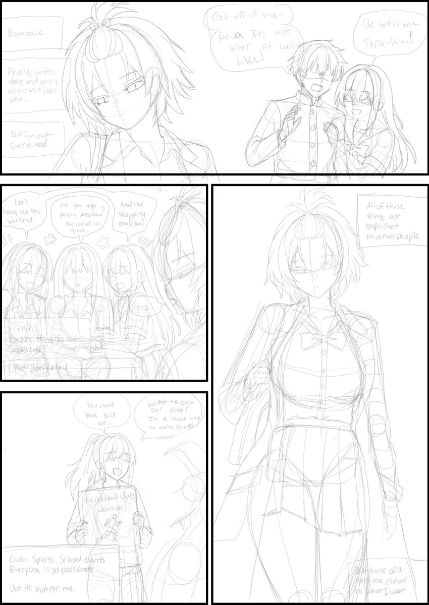 DaphnisDraws's tweet photo. Some story boards  and revisions for my first manga im working on called "beyond the bounty" more to come soon.  #animeart #manga #storyboards https://t.co/cYp1uab5IW