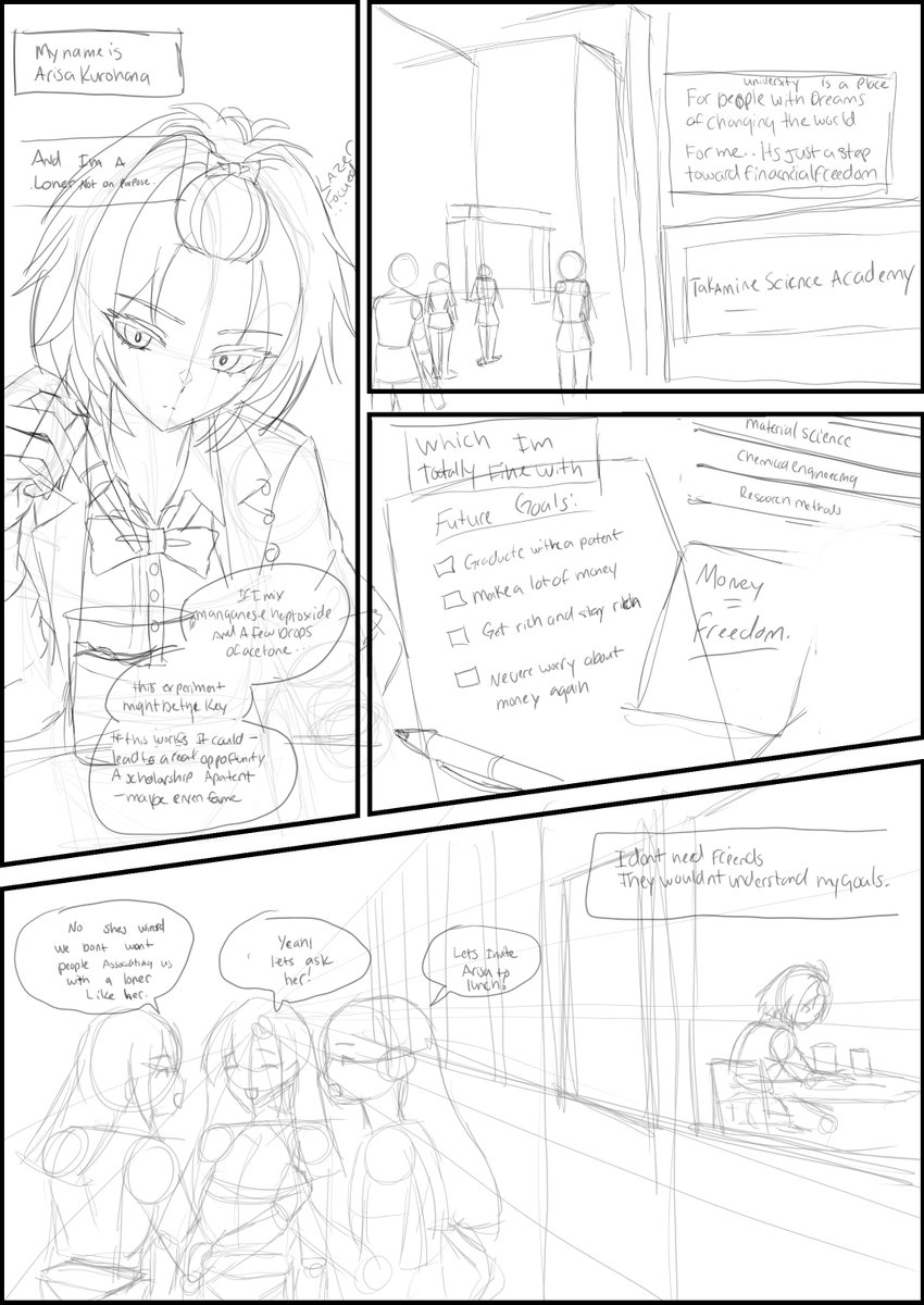 DaphnisDraws's tweet photo. Some story boards  and revisions for my first manga im working on called "beyond the bounty" more to come soon.  #animeart #manga #storyboards https://t.co/cYp1uab5IW