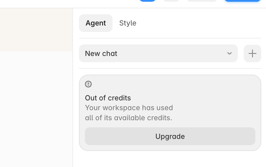 essadonzo's tweet photo. Hey @framer, have noticed that my workspace is always out of credits. Used the Agent once when it was first released,  since then I haven’t really had a chance to play around because of this. @benjaminnathan @andreas_hello @jornvandijk https://t.co/gRrACJCnZc