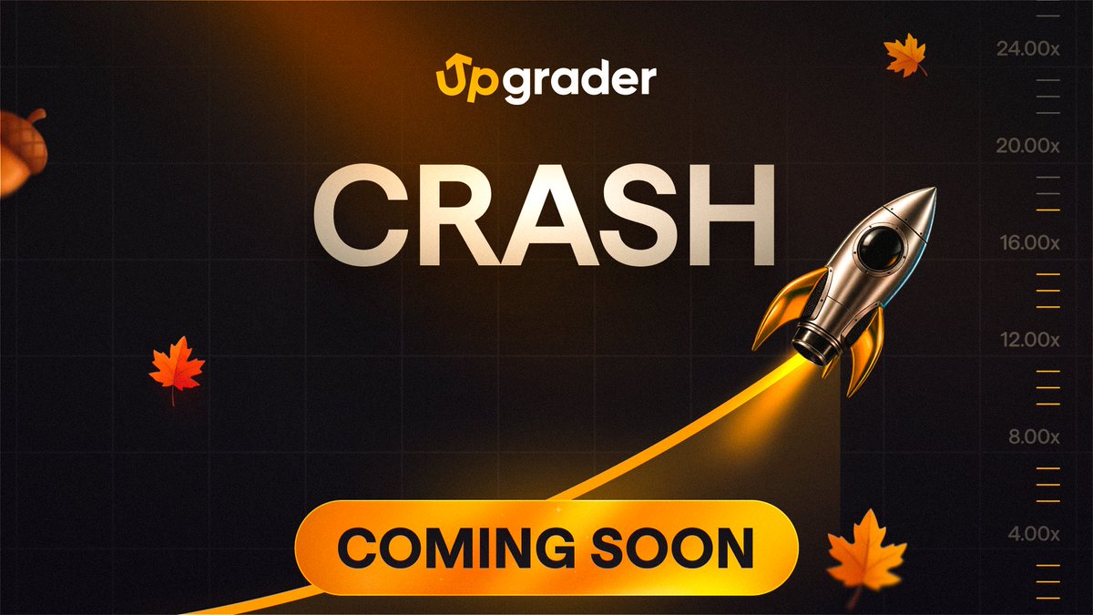 Upgradercom's tweet photo. 🚀 CRASH IS MAKING A COMEBACK TO UPGRADER!

You’ve played it before... now it’s coming back better than ever. 👀

🎁$50 to a random RT. https://t.co/tWCg75IP8k