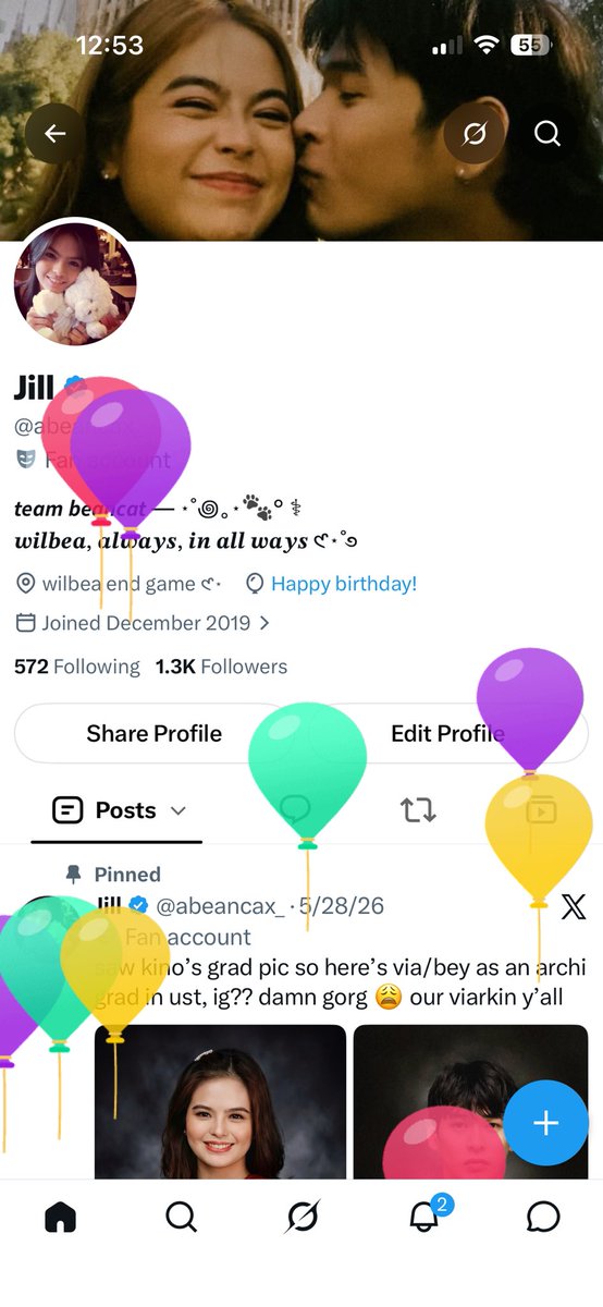 abeancax_'s tweet photo. happiest birthday user @abeancax_ 💗 i feel so grateful to be able to celebrate my birthday here in this fandom/fanmily. and post ko lang ulit hihi, a never ending thank you for the birthday greeting non ma @beabinene !

sobrang saya ng puso ko to be able to meet wonderful people here who became close to my heart na rin. this fanmily will always have a special place in my heart and in my life no matter how busy life gets. thank you for being my safe place!! wilbea always, in all ways!

love u lots @beabinene @itswilbertross !! malaking part kayo ng bdaaayyy koo! 🥹🧡