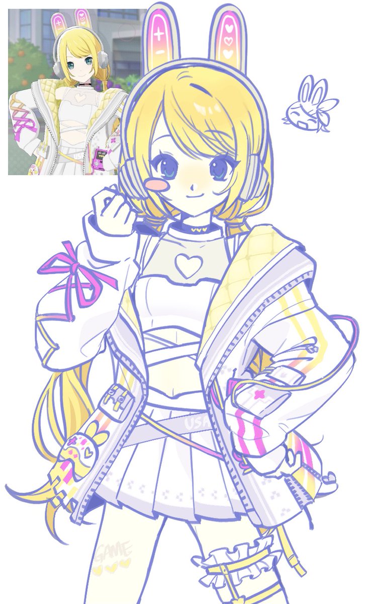 7fz39e's tweet photo. #鏡音リン https://t.co/UGbomoi0MT