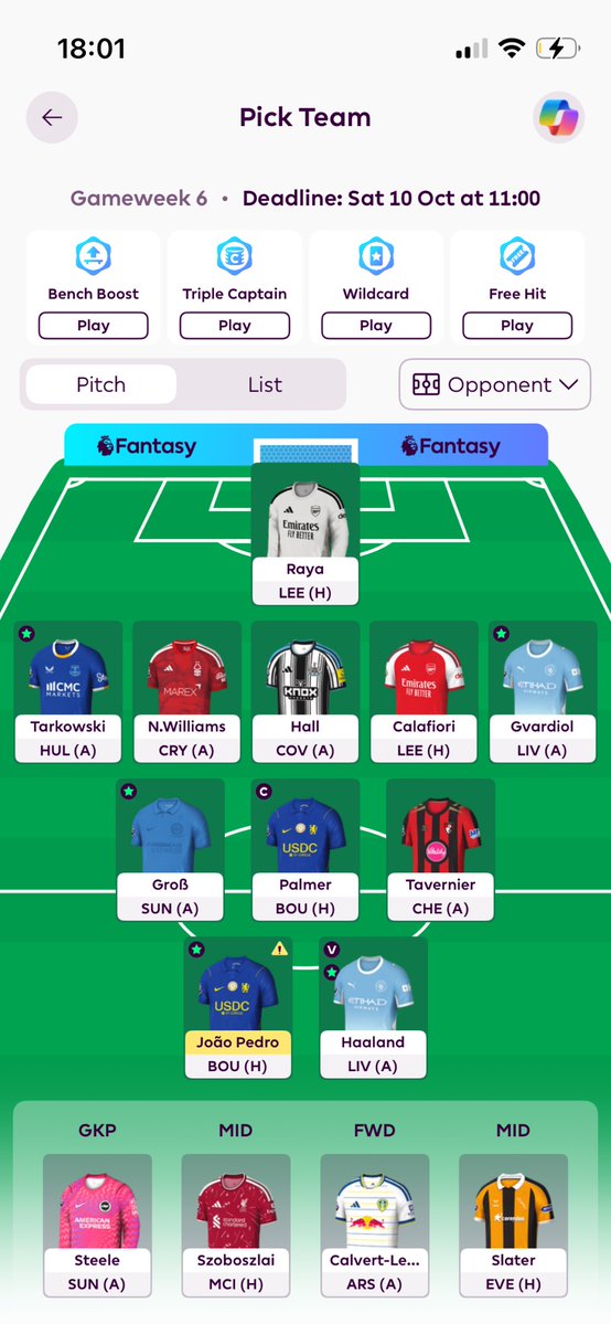 jvandersymx's tweet photo. @AK_FPL My teams pretty similar and have all my chips too https://t.co/K7LB6EqzYk