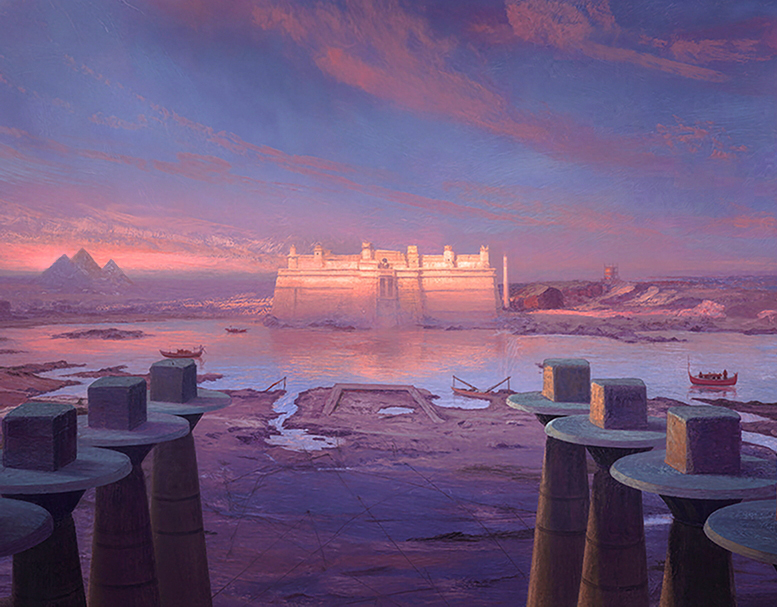 NathanFowkesArt's tweet photo. One of my paintings for DreamWorks The Prince of Egypt. https://t.co/g5We05Pug7