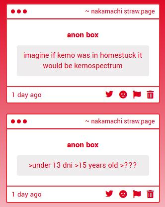 xefmekyaoi's tweet photo. kmagine if kemo was a bloodcaste
well yeah bro
omg jade hi!!!so confused!!! https://t.co/Llsqu7mGRv