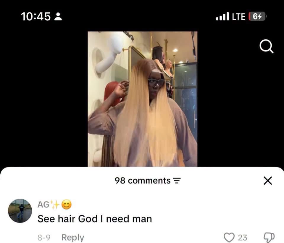 gbengido's tweet photo. How man and wig take relate dawg 💔 https://t.co/y1ryZXeHos