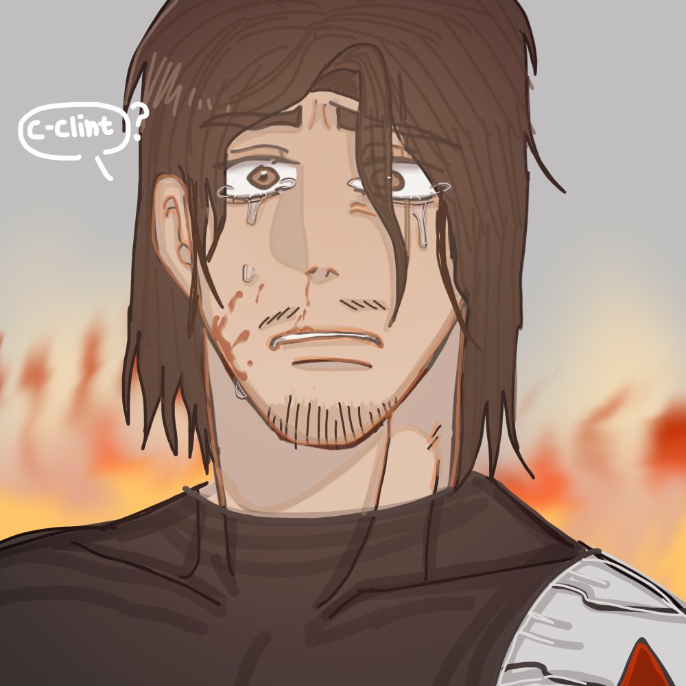 Finnzdoe's tweet photo. Zombie Winterhawk au 💥 #Hawkeye #Wintersoldier #Winterhawk https://t.co/VoSZQPhOag