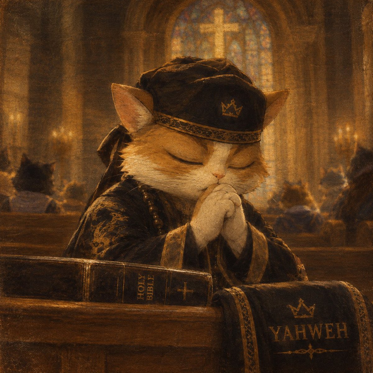 OGCatCLC's tweet photo. A masterpiece by Cat da Vinci 😁

🎨🐾
Painted with faith, paws &amp; a little bit of CAT MODE

#art #memecoins #catizens #OGcat https://t.co/3WbH4Dt6zK